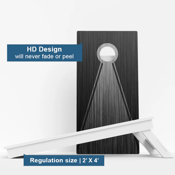 Weather Proof Wood Grain Cornhole Boards - Image 3