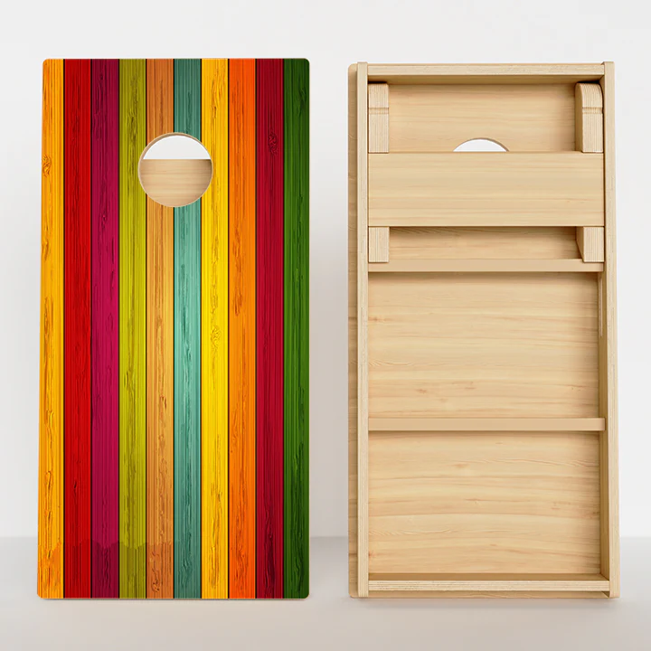 Wood Grain Colors Professional Cornhole Boards - Image 2